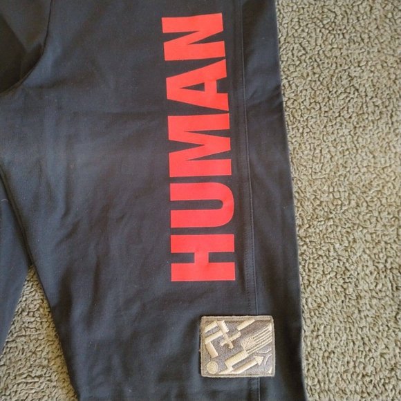 Adidas Originals X Pharrell Williams Leggings Women's 14 Black Red HU Human Race - Picture 11 of 16